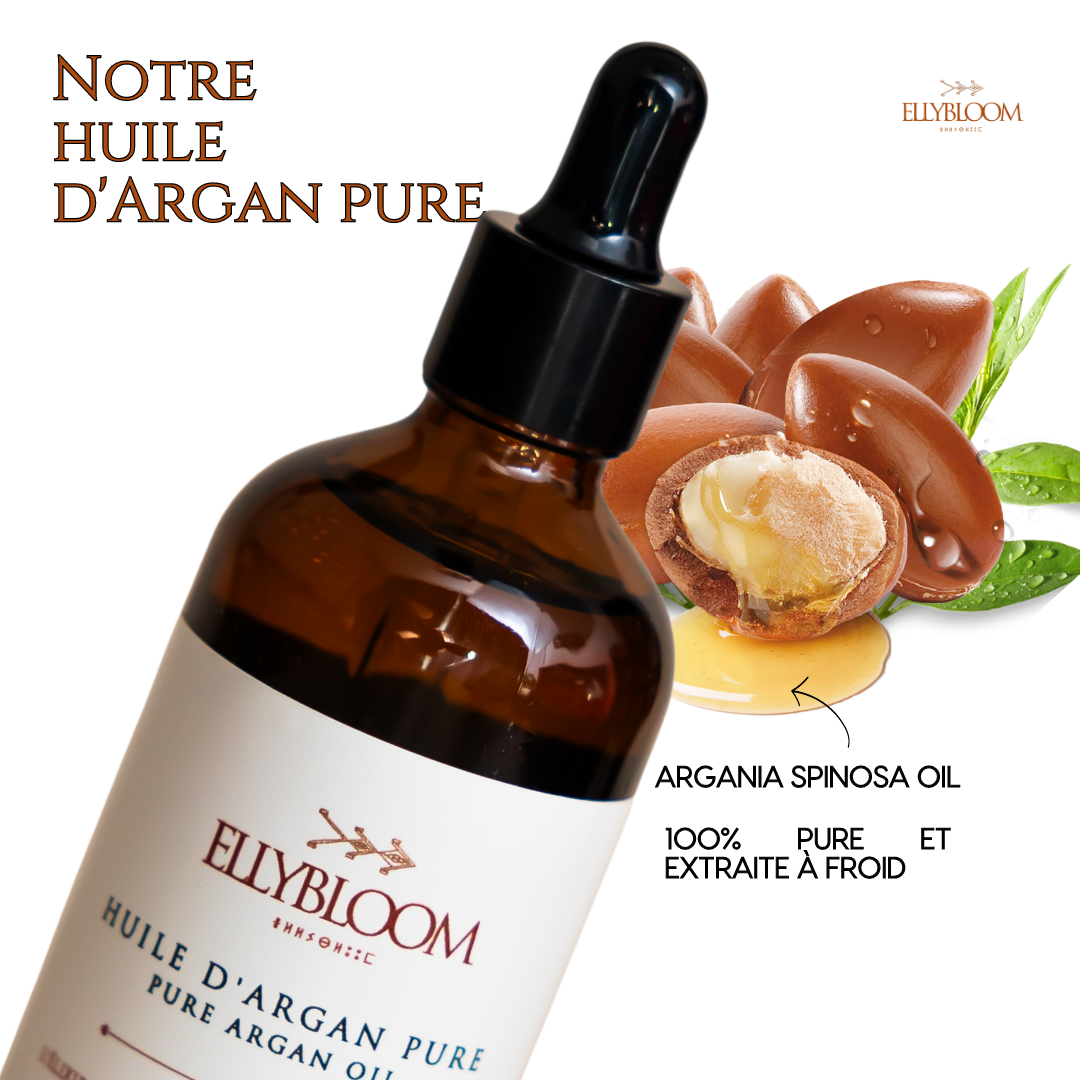 Argan Oil 100ml Huile d'Argan 100% Pure et Naturelle